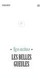 Mobile Screenshot of lesbellesgueules.com